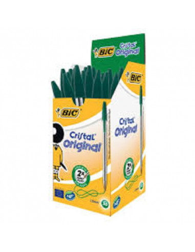 PENNA BIC VERDE 50PZ