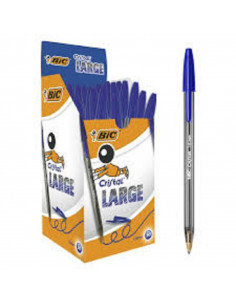 PENNA BIC LARGE BLU CONF.50PZ