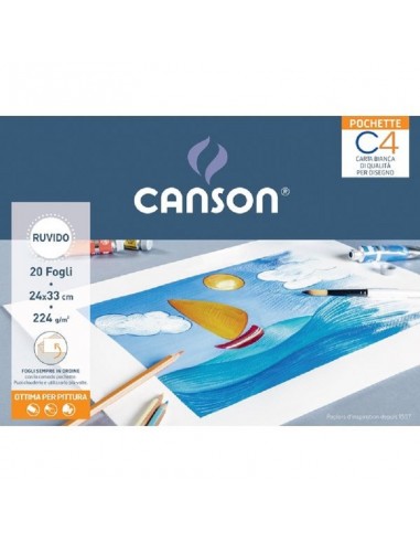 BLOCCO CANSON C4 RUVIDO