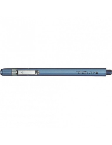 PENNA TRATTO CLIP BLU