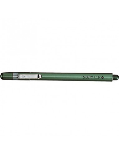 PENNA TRATTO CLIP VERDE
