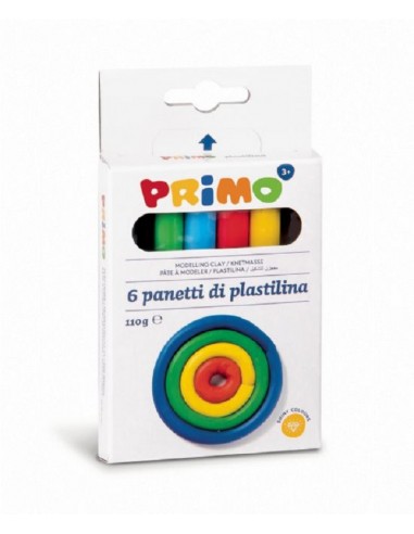 PLASTILINA PRIMO 6 BARETTE