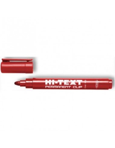 MARKER HI-TEXT ROSSO 641PB(TONDA)