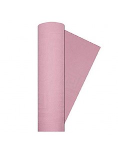 ROTOLO TOVAGLIA DAMASCATA ROSA