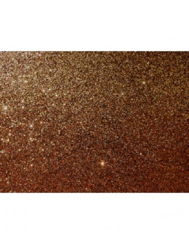 GOMMA EVA GLITTER 40X60 MARRONE 