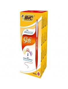 PENNA BIC SOFT ATLANTIS ROSSO