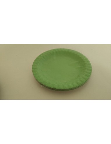 PIATTI CARTA DOLCE VERDE MELA 10PZ