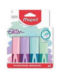 EVIDENZIATORE GLITTER 4PZ