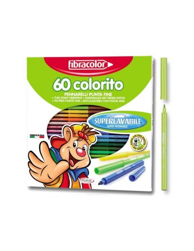 PENNARELLI COLORITO CONFEZIONE DA 60PZ