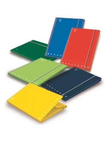 CARTELLE CON ELASTICO MONOCROMO A4