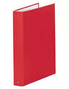 CARTELLA CON ANELLI A4 ROSSO 2