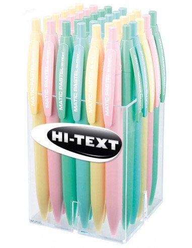 PENNA CON SCATTO COLORI PASTELLO...