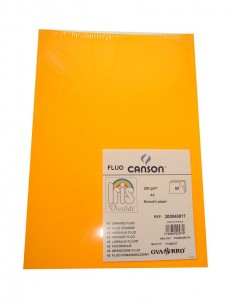 CARTONCINO A3 ARANCIO FLUO'