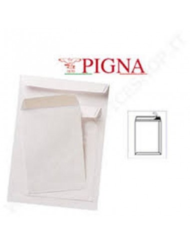 BUSTE A SACCO BIANCO C/STRIP 25X35 500PZ