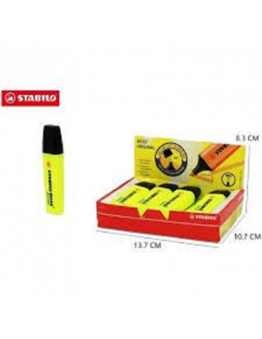 EVIDENZIATORE STABILO GIALLO