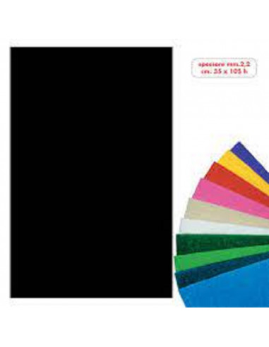 ROTOLO FELTRO NERO 35CMX105