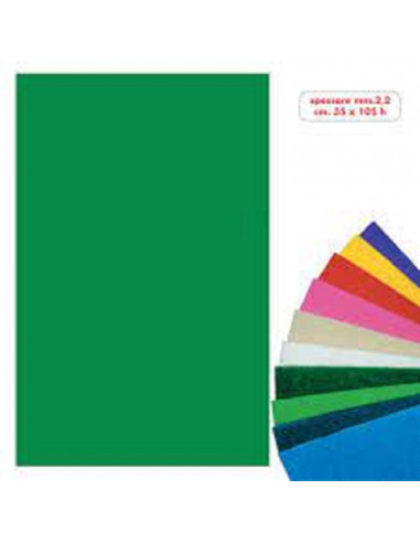 ROTOLO FELTRO VERDE SCURO 35CMX105