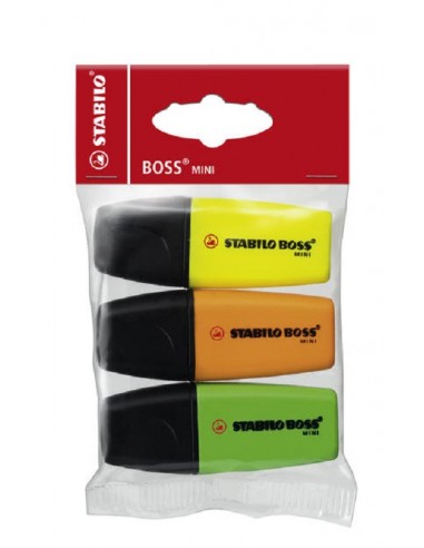EVIDENZIATORE STABILO MINI ASSORT.3PZ