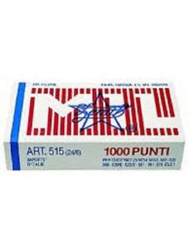 PUNTI ZENITH 515 24/6 GR PEZZI 10