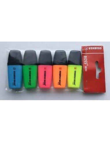 EVIDENZIATORE STABILO MINI ASSORT.5PZ