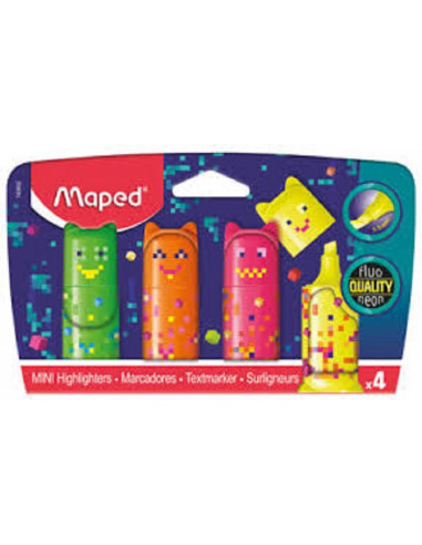 EVIDENZIATORE PIXEL PARTY NEON DA 4