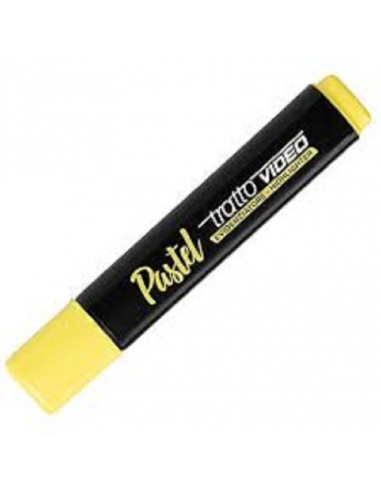 EVIDENZIATORE TRATTO PASTEL GIALLO