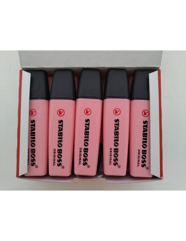EVIDENZIATORI STABILO PASTEL ROSA ANTICO