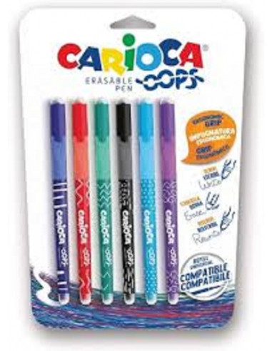 PENNA CARIOCA OOPS BLISTER 6PZ