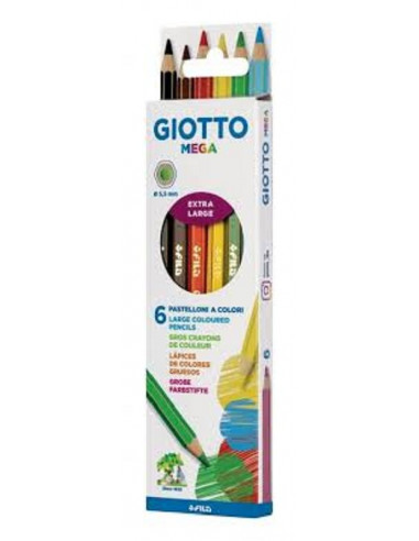 PASTELLI GIOTTO MEGA DA 6