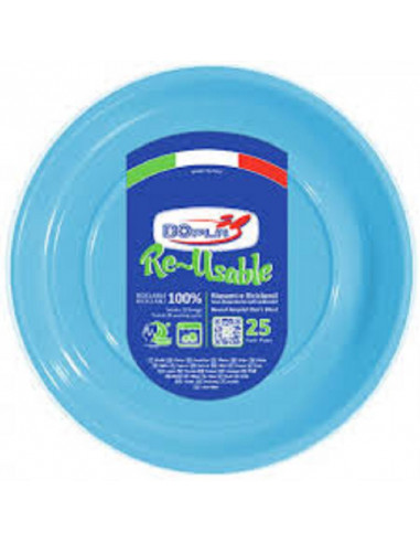 PIATTI PIANO CELESTE 25PZ