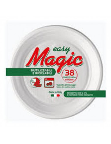 PIATTI FRUTTA BIANCO 38PZ