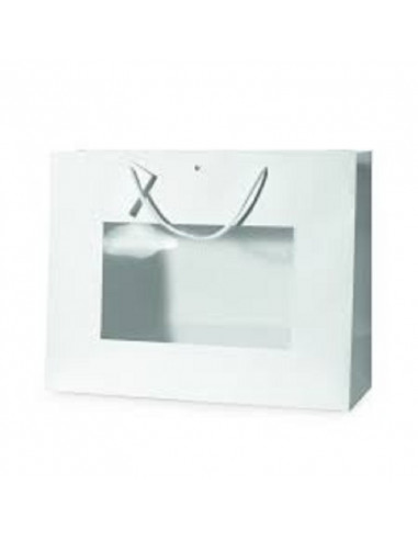 BUSTA CARTA LUCIDA BIANCA+FINESTRA...