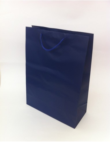 BUSTA CARTA LUCIDA BLU 27X37